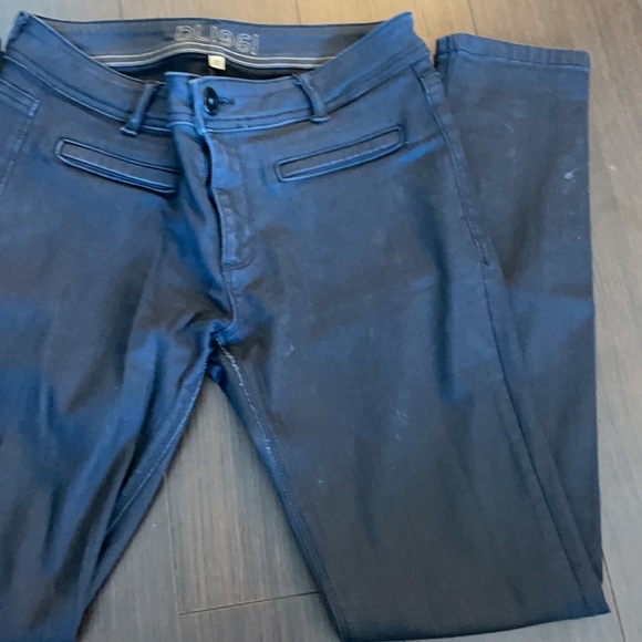 DL 1961 Coated Black Jeans, 27 - Picture 4 of 7